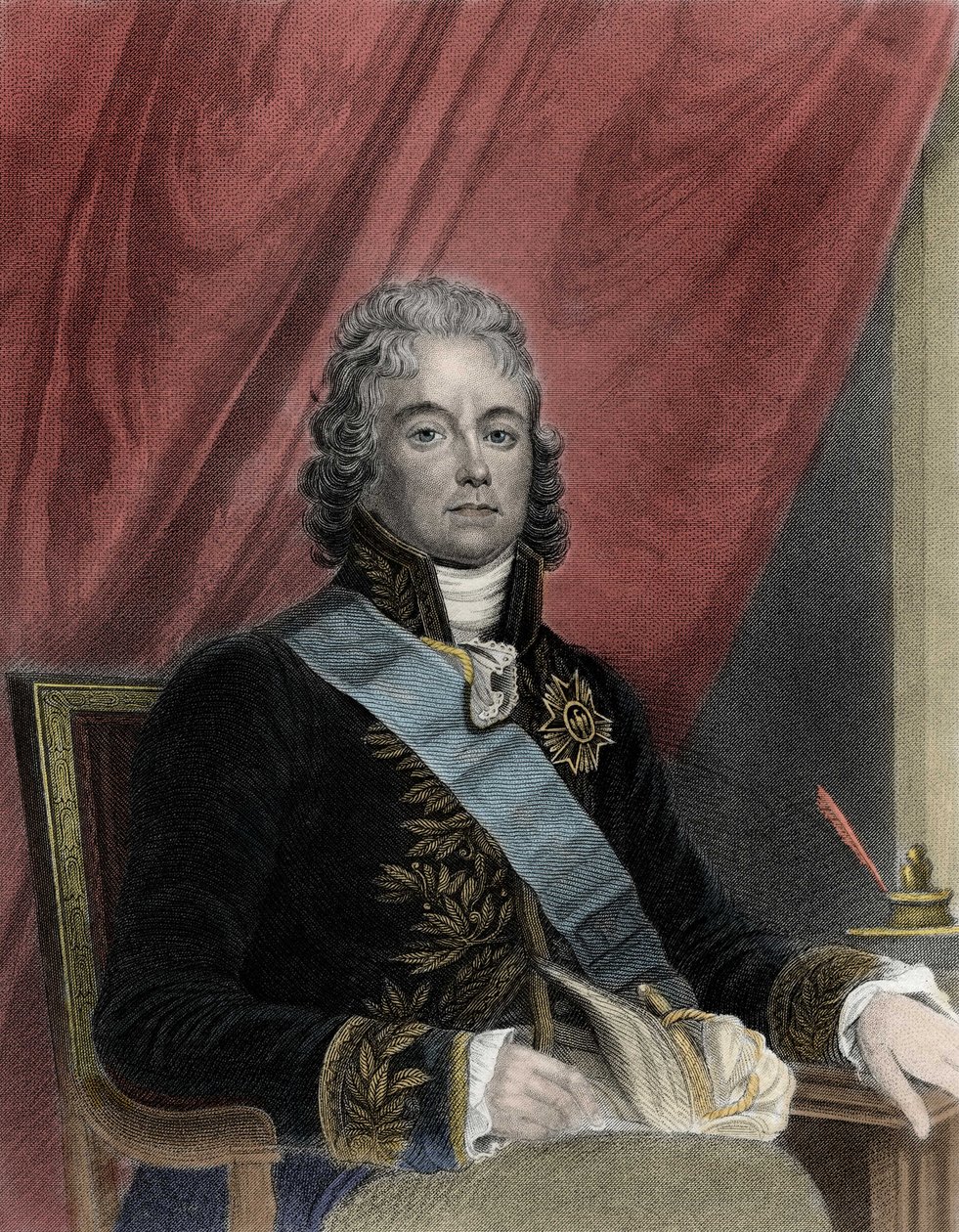 Portrait de Charles Maurice de Talleyrand Périgord (1754-1838), homme politique français. - French School