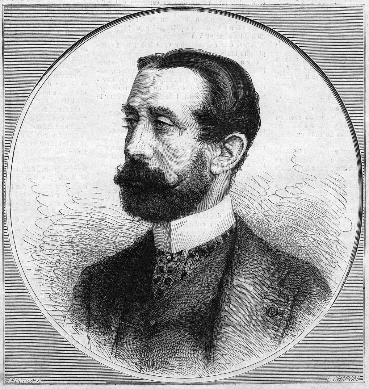 Portrait de Charles Raymond La Croix de Chevrières de Saint-Vallier (comte de Saint-Vallier) - French School