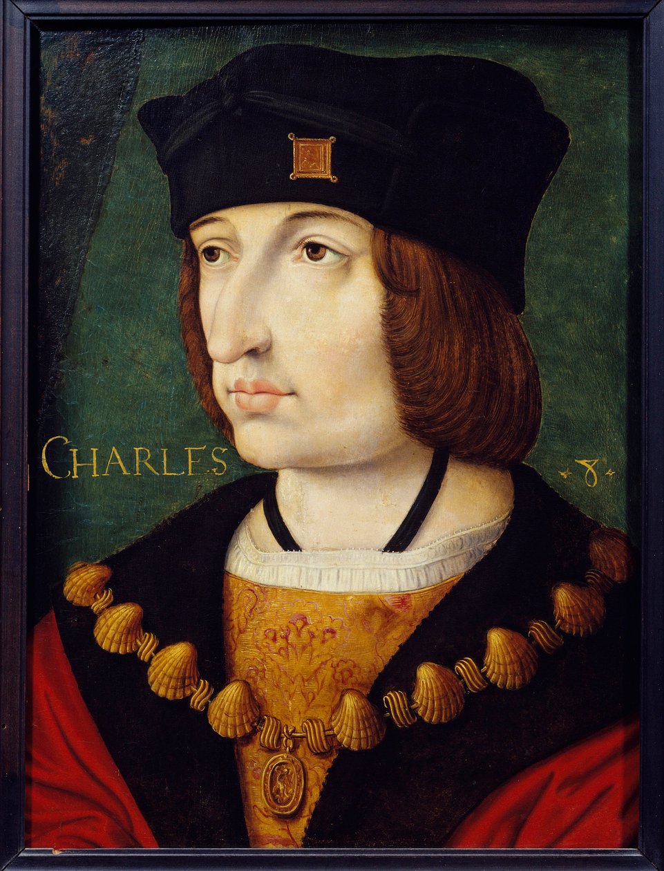 Portrait de Charles VIII (1470-1498) fils de Louis XI - French School