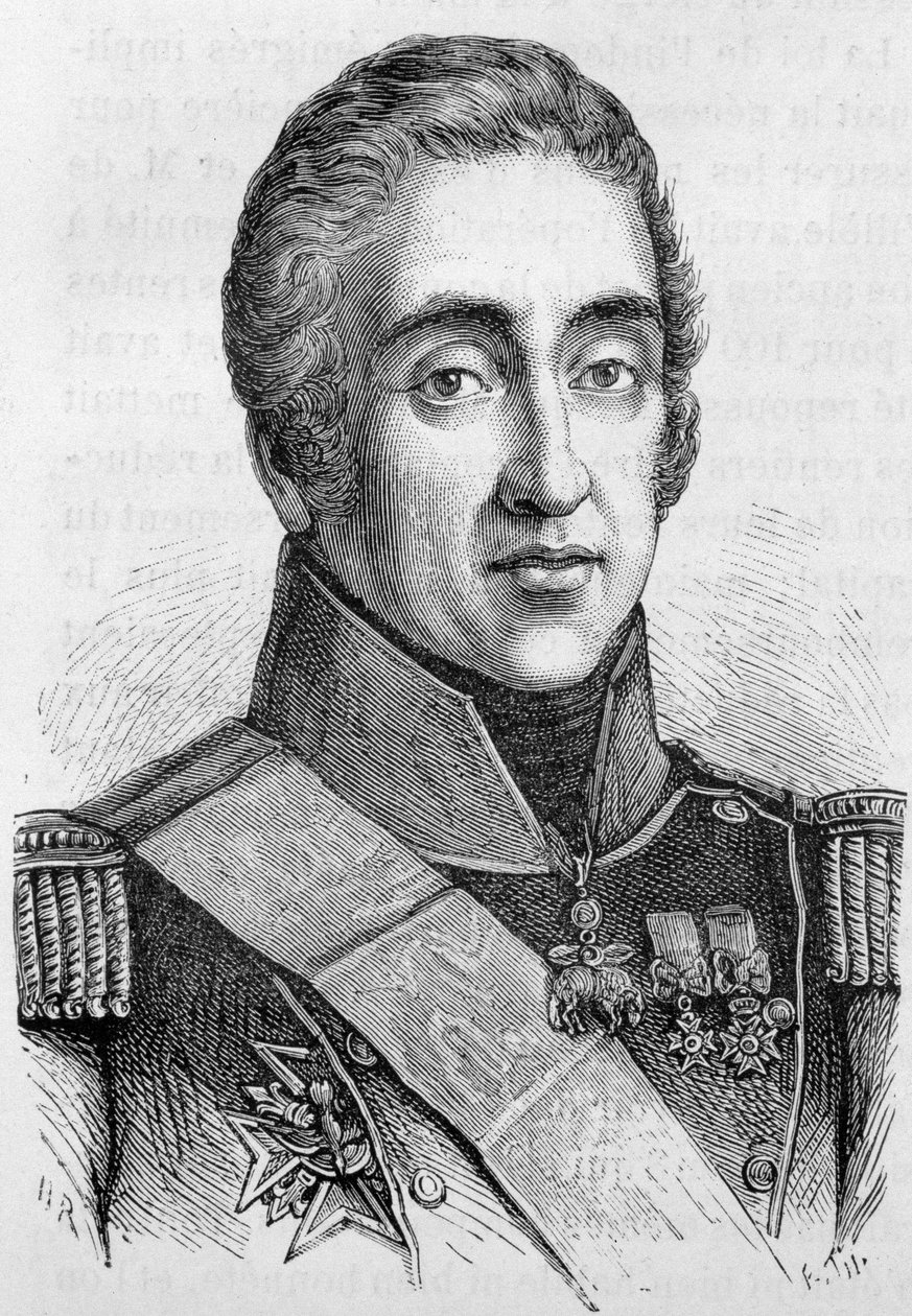 Portrait de Charles X, roi de France (1757 - 1836) - dans « L
