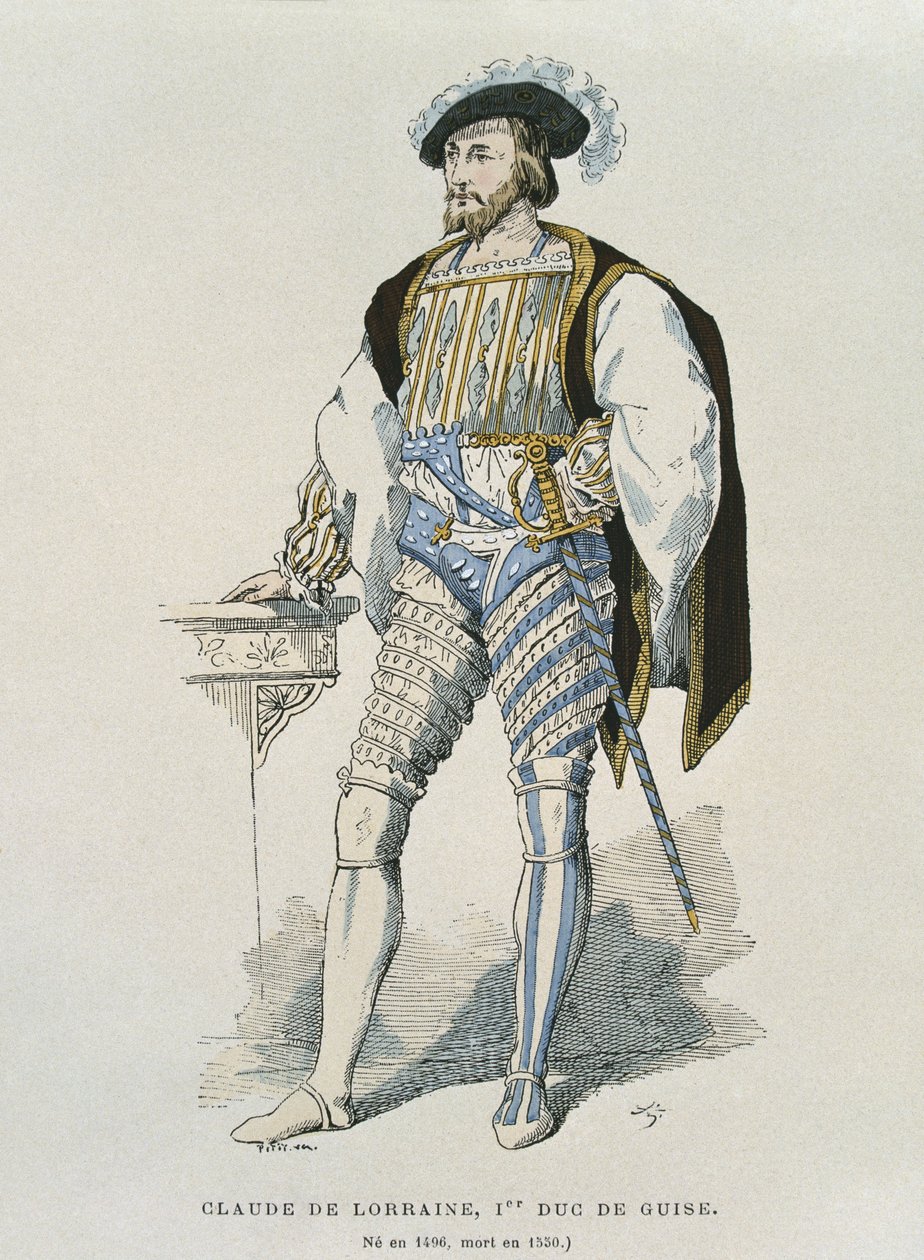 Portrait de Claude de Lorraine (1496-1550) Duc de Guise - French School