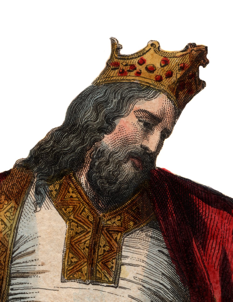 Portrait de Clovis Ier (466-511) - French School