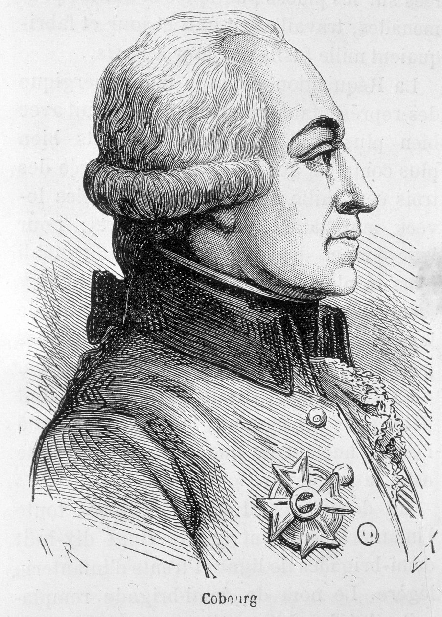 Portrait de Cobourg, général de l