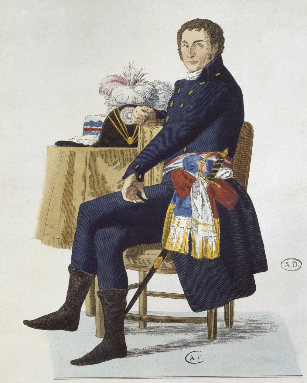 Portrait de Ferdinand Guillemardet, 1798 - French School
