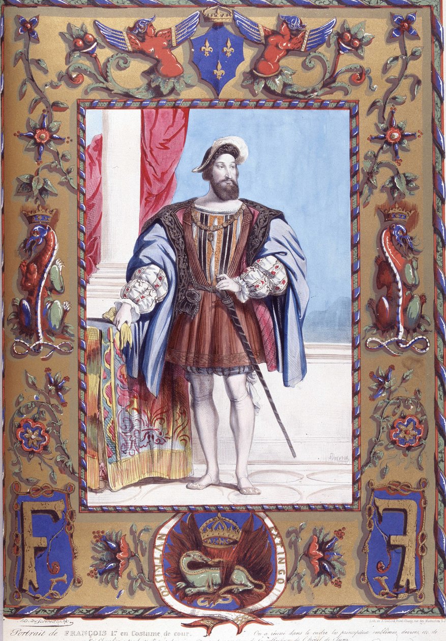 Portrait de François Ier en costume de cour - French School