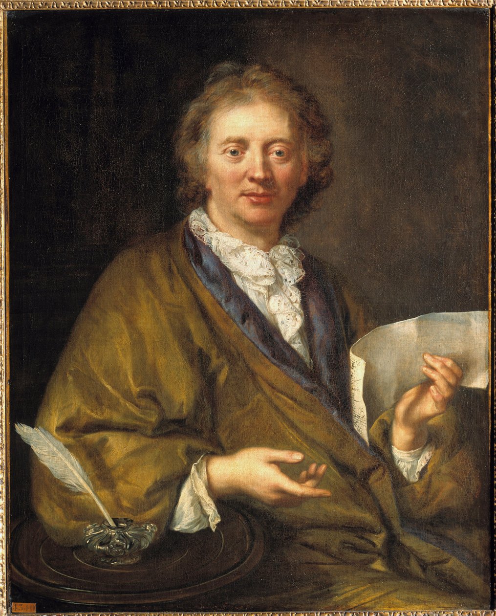 Portrait de François Couperin (1668-1733), dit Couperin le Grand, compositeur et organiste français - French School
