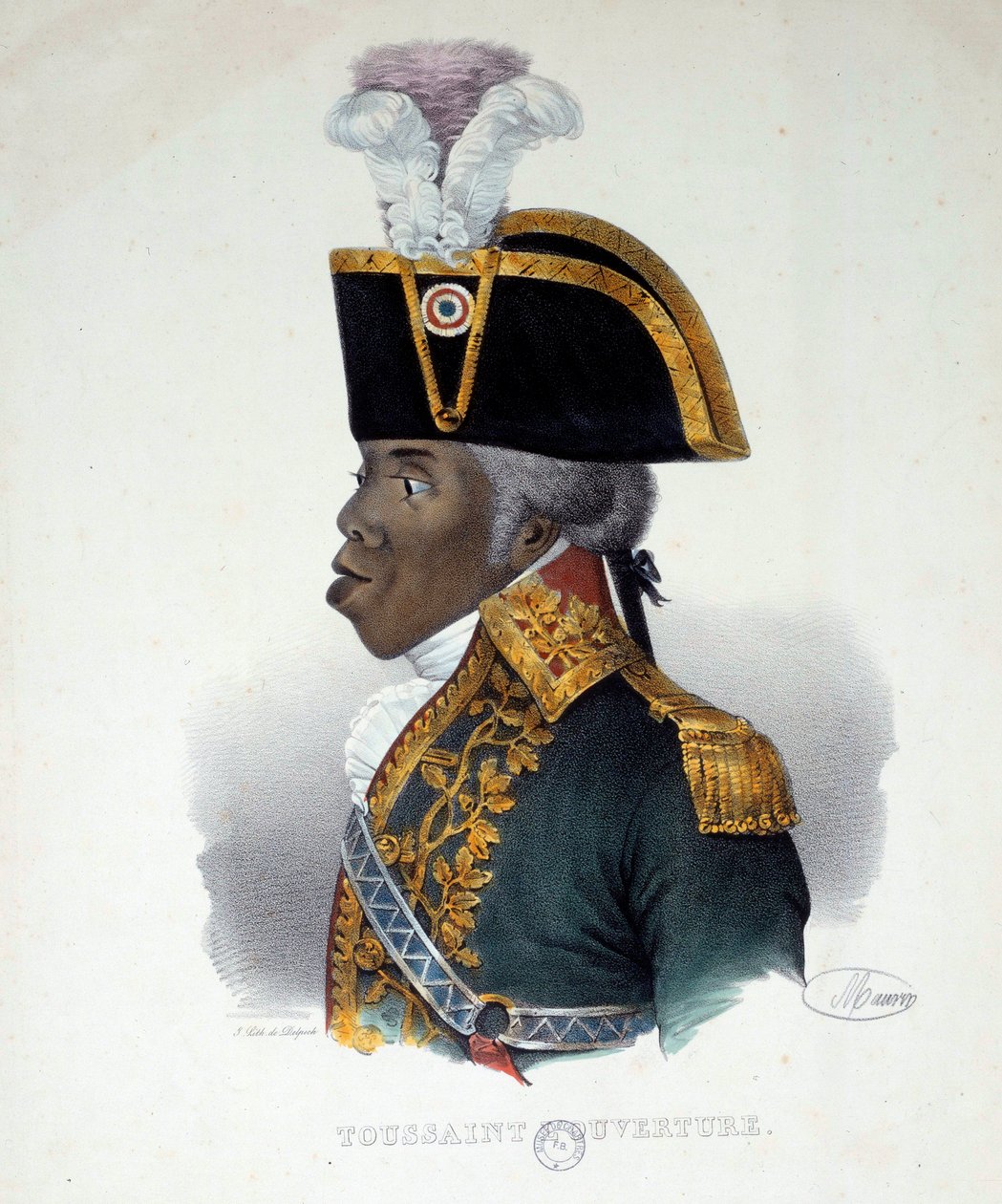Portrait de François Dominique Toussaint dit « Toussaint-Louverture » - French School