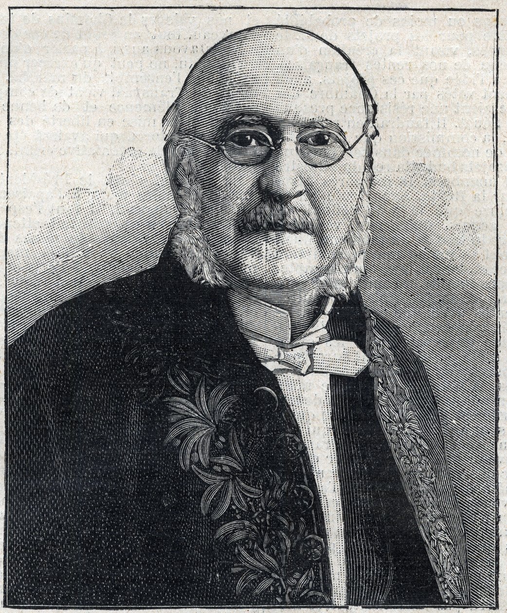 Portrait de François Jules Suisse dit Jules Simon (1814-1896), philosophe et homme d