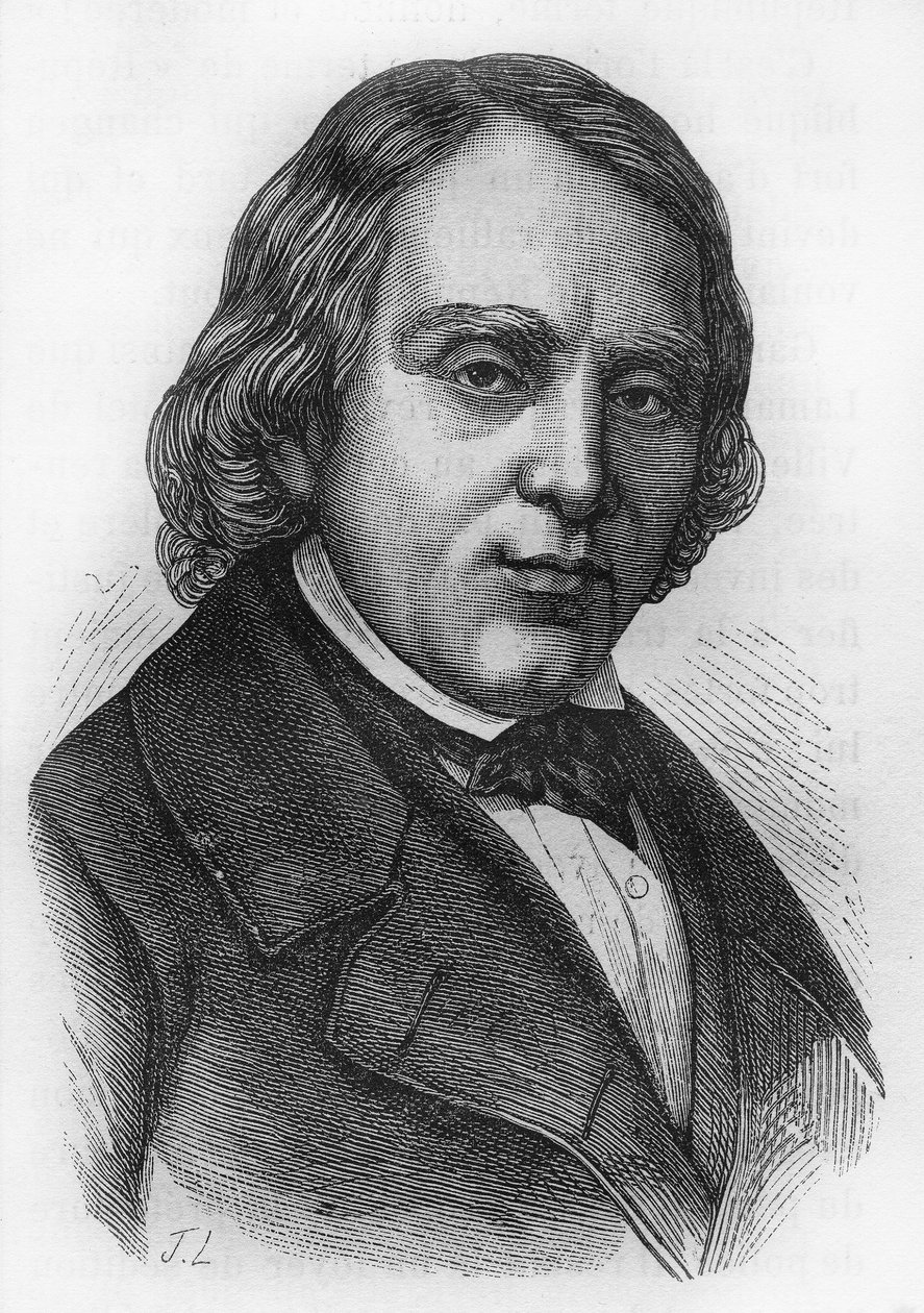 Portrait de François Vincent Raspail (1794-1878), biologiste, chimiste et homme politique français - French School