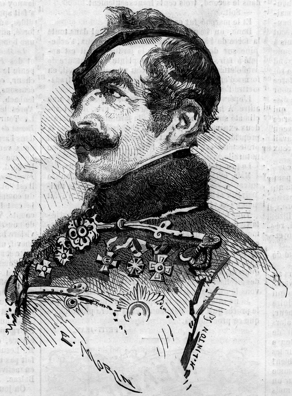 Portrait de Franz von Schlick (1789-1862), feld-maréchal, commandant général de l