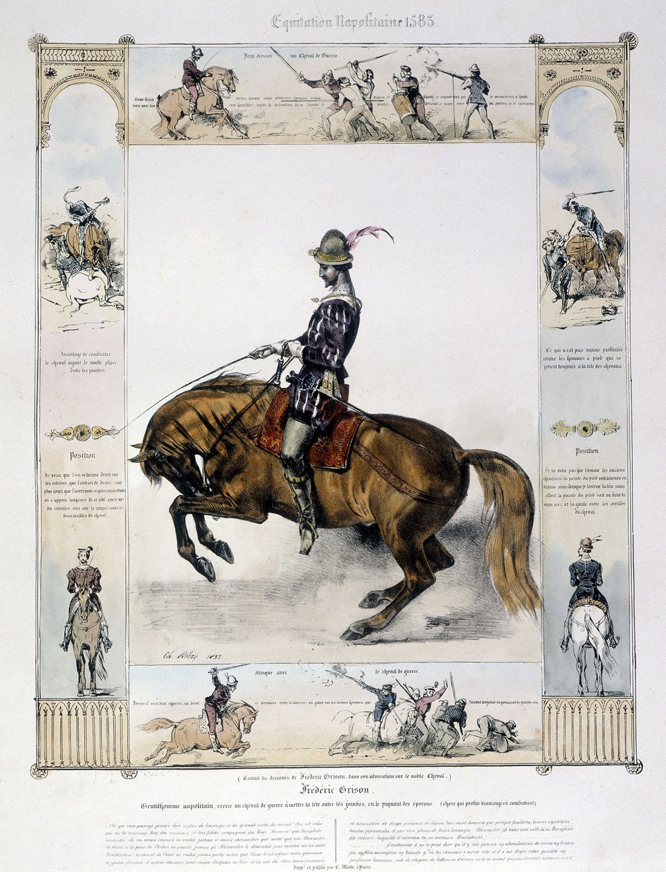Portrait de Frédéric Grison dans "Histoire pittoresque de l