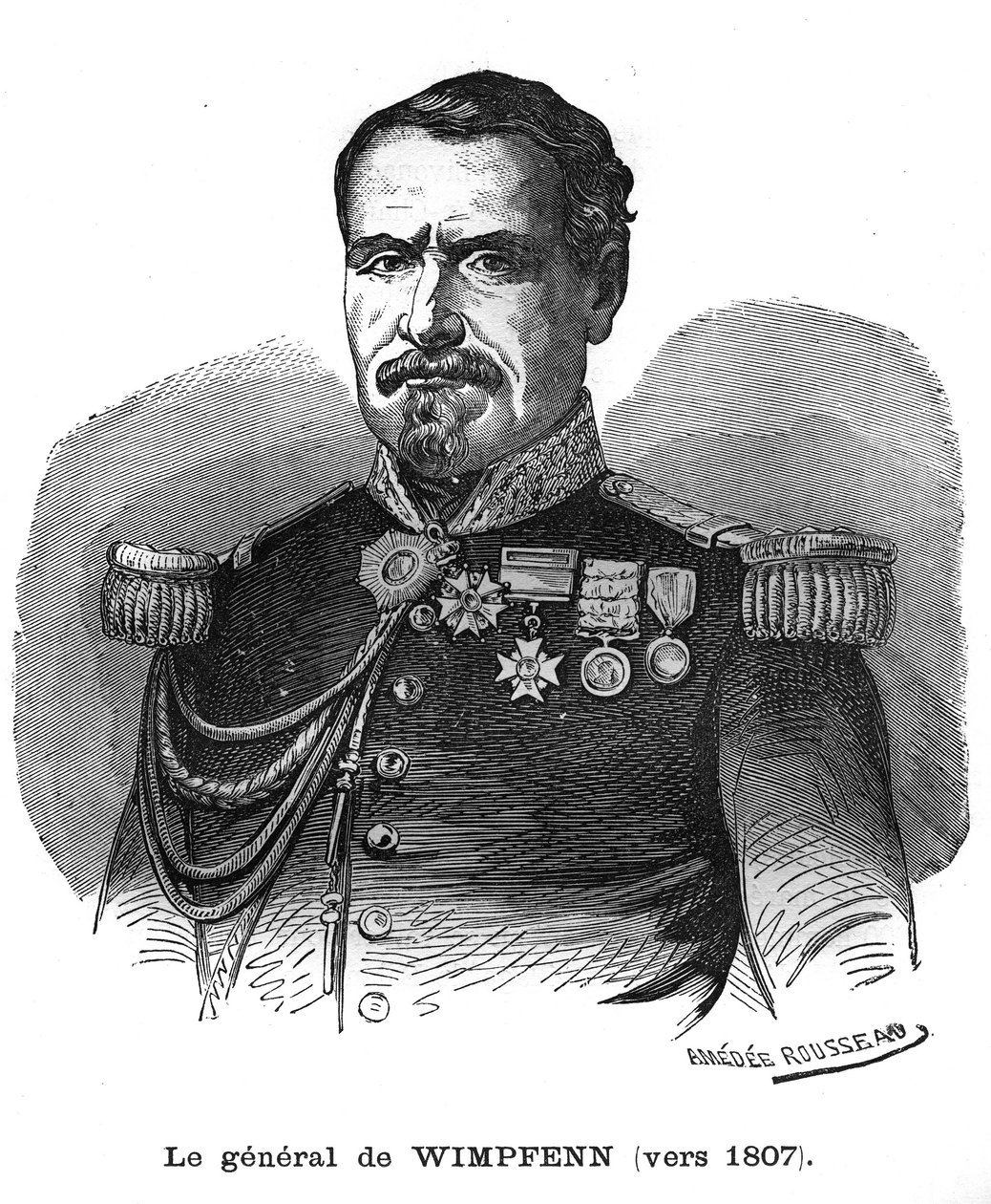 Portrait du Freiherr Emmanuel Felix von Wimpffen - French School