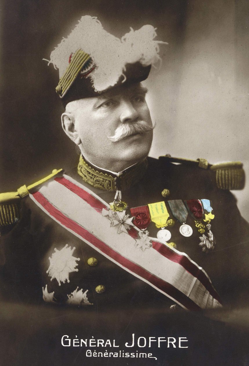 Portrait du général Joseph Joffre (1852 - 1931) - French School