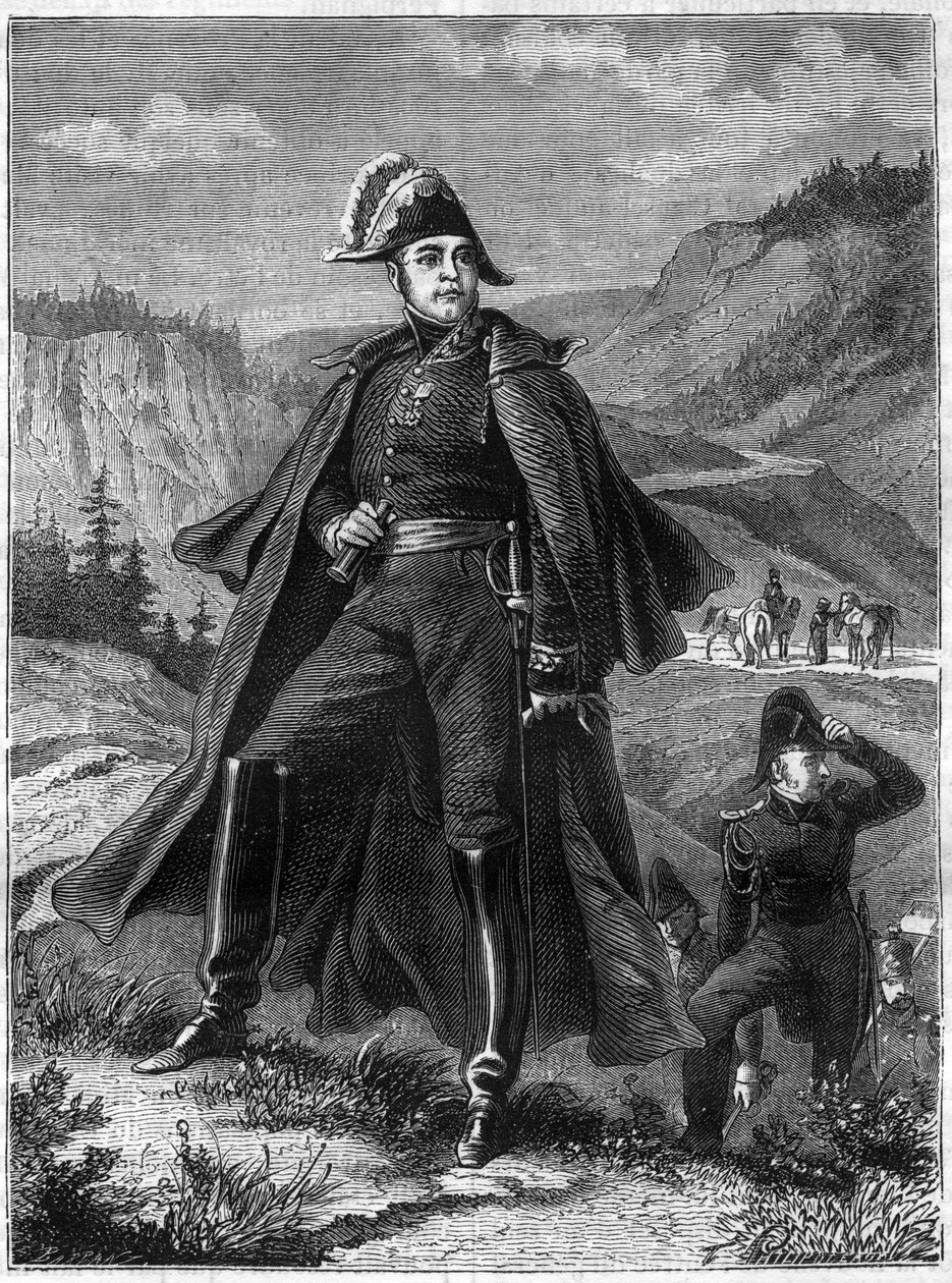 Portrait du général Lecourbe - Claude Joseph Comte Lecourbe, général français (1758 -1815) - dans « Histoire de l