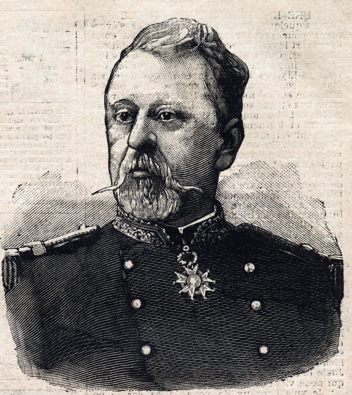 Portrait du général Poilloué de Saint Mars (1832-1897) - French School