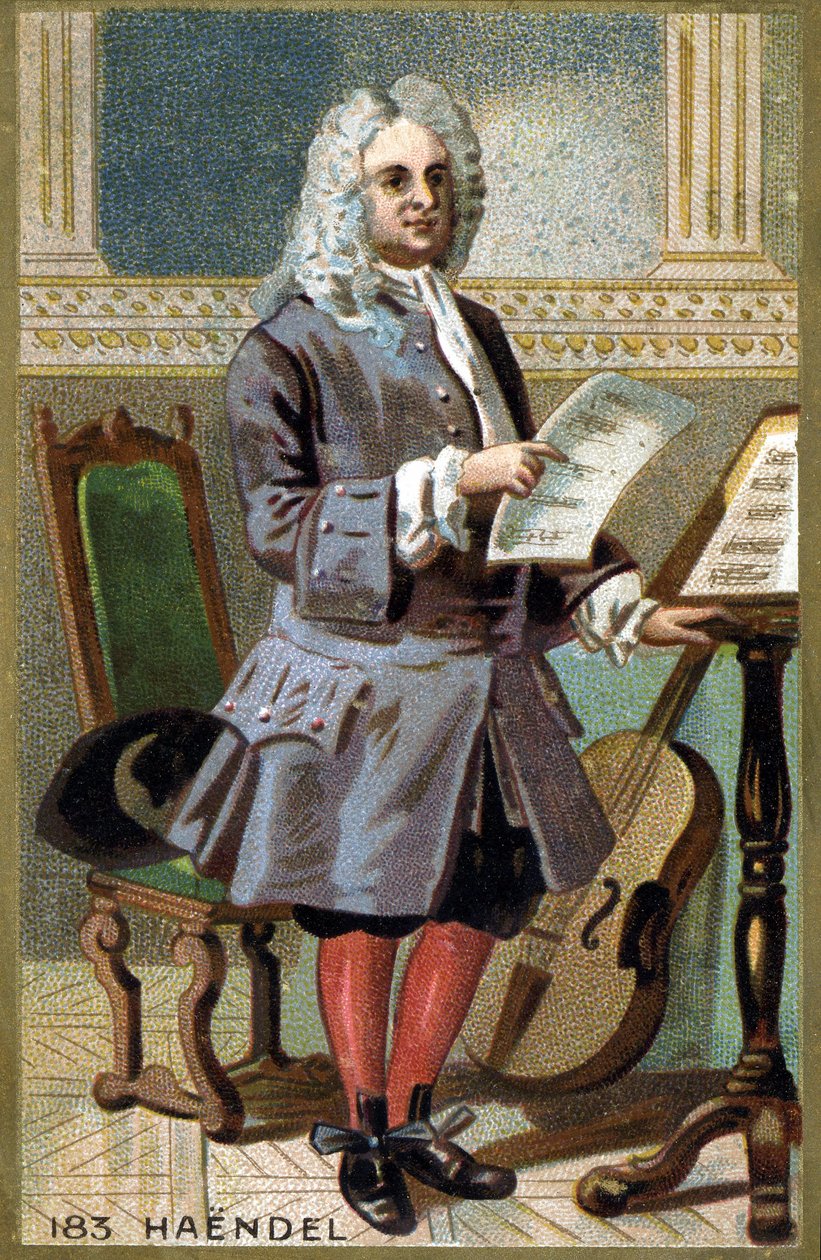 Portrait de George Frederick Handel - French School