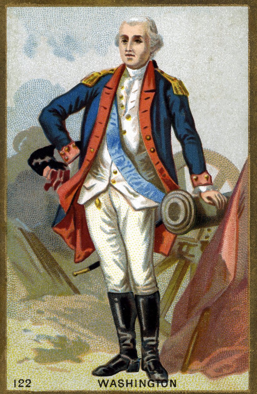 Portrait de George Washington (1732-1799) - French School
