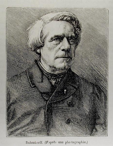 Portrait de Heinrich Daniel Ruhmkorff (1803-77) - French School