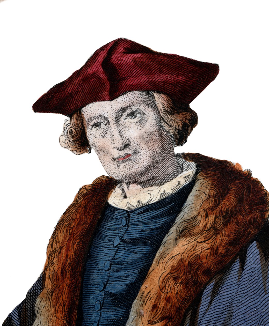 Portrait de Jacques Auguste de Thou (Thuanus) (1553-1617), président du Parlement de Paris - French School