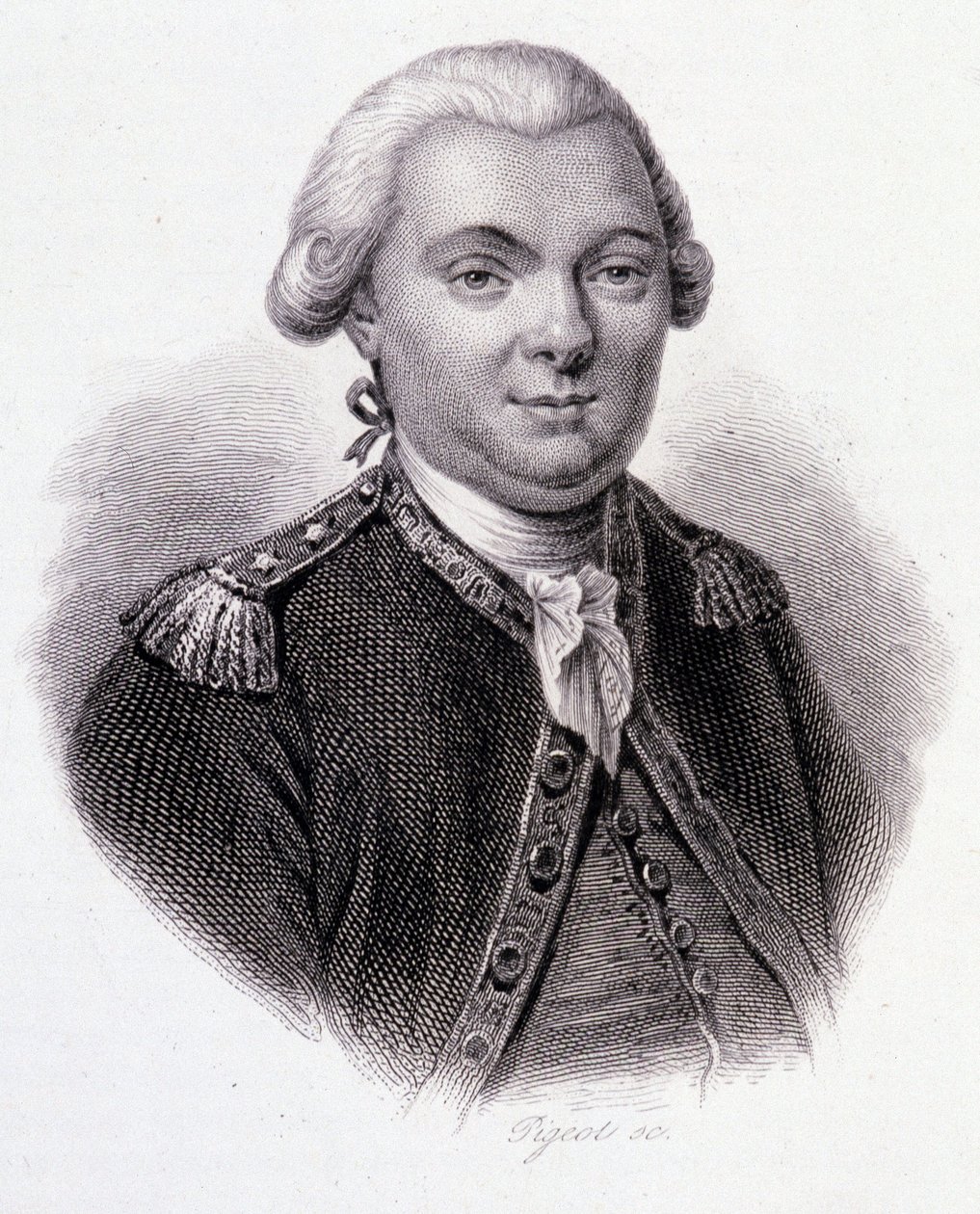 Portrait de Jean-François Galaup, Comte de La Pérouse (Jean François Laperouse) - French School