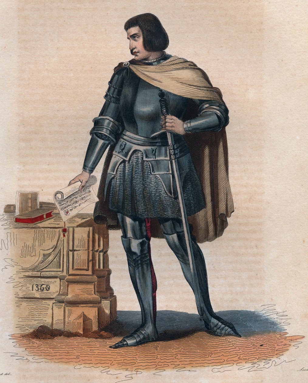 Portrait de Jean Juvénal (Jouvenel) des Ursins (1360-1431), juge français - French School