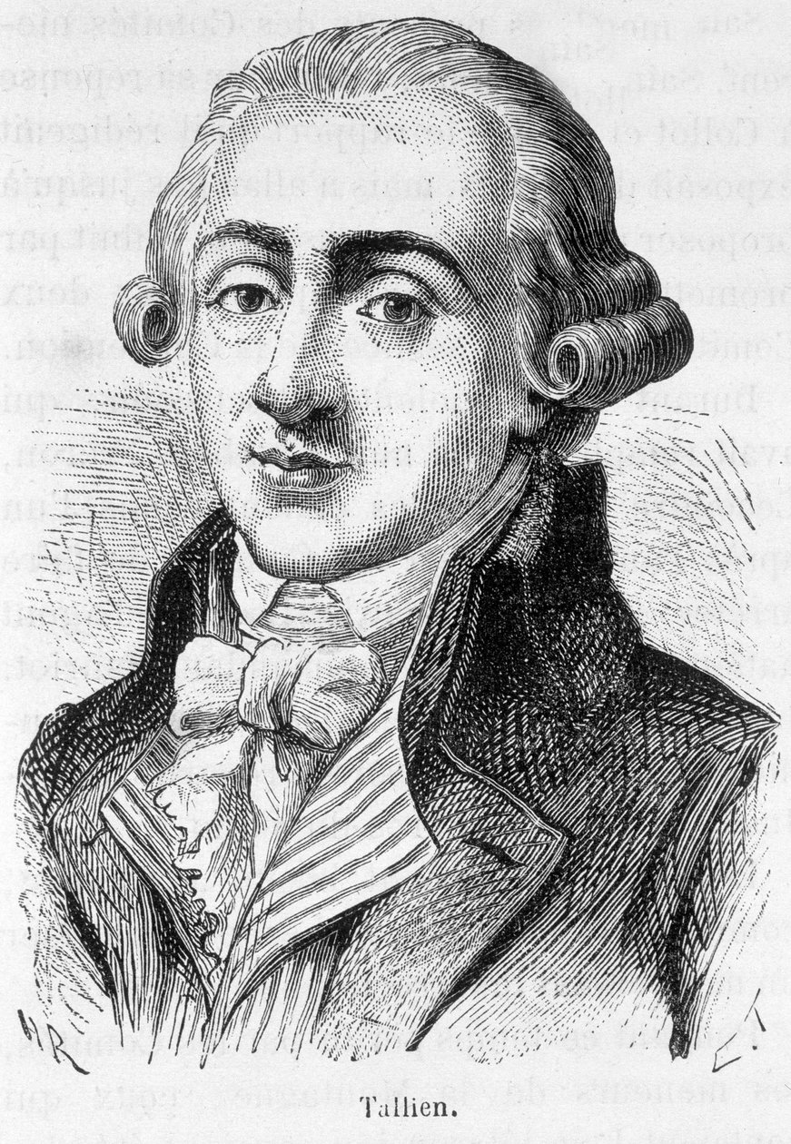 Portrait de Jean Lambert Tallian, politicien français (1767-1820) - dans "L