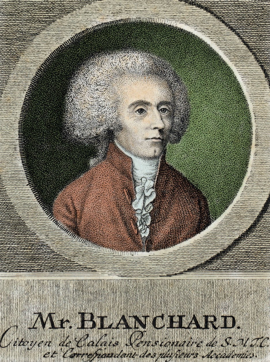 Portrait de Jean Pierre Blanchard (1753-1809), aéronaute français - French School