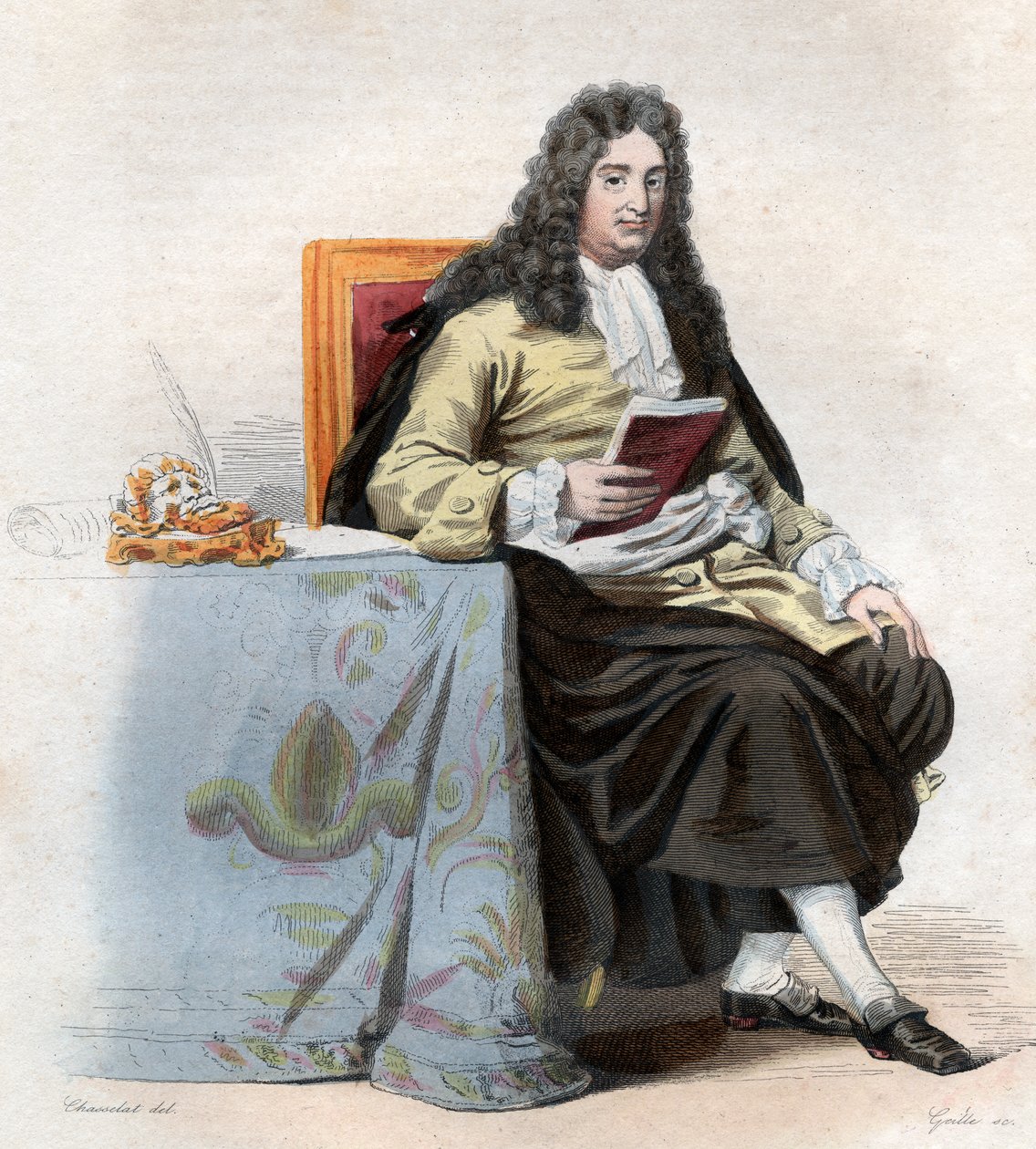 Portrait de Jean Racine (1639-1699), dramaturge français - French School