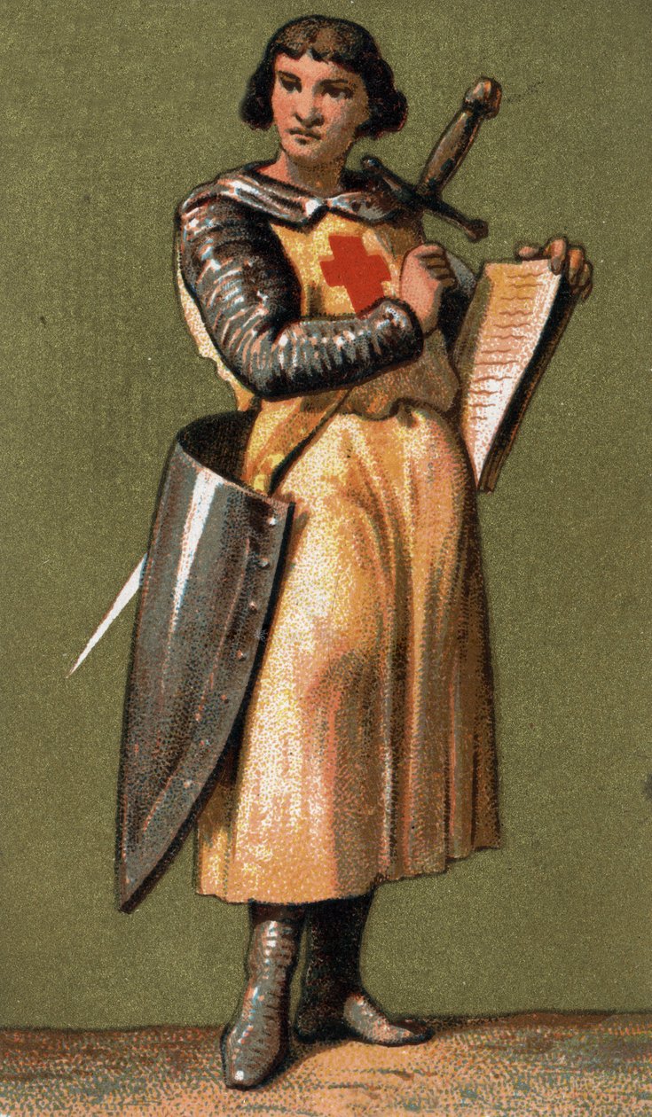 Portrait de Jean de Joinville (1225-1317) chroniqueur français, ami et confident du roi Louis IX, qu