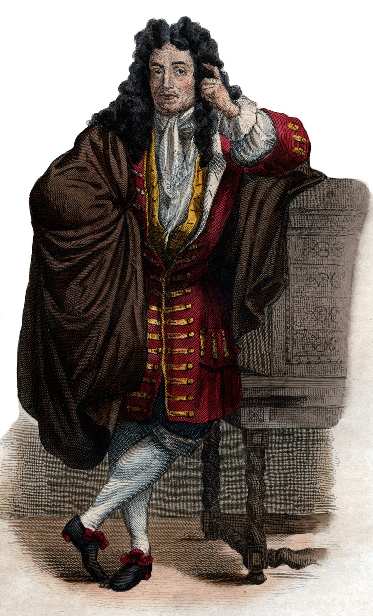 Portrait de Jean de La Bruyère (1645-1696), essayiste et moraliste français - French School