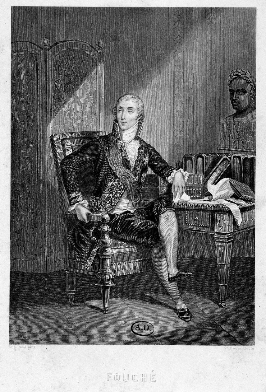 Portrait de Joseph Fouché, député révolutionnaire de la Montagne et organisateur de la Terreur à Lyon - French School