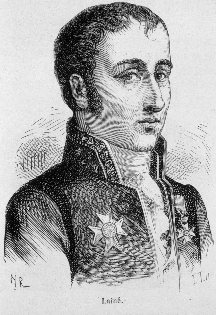 Portrait de Joseph, Vicomte Lainé (1767 - 1835), homme politique français - L