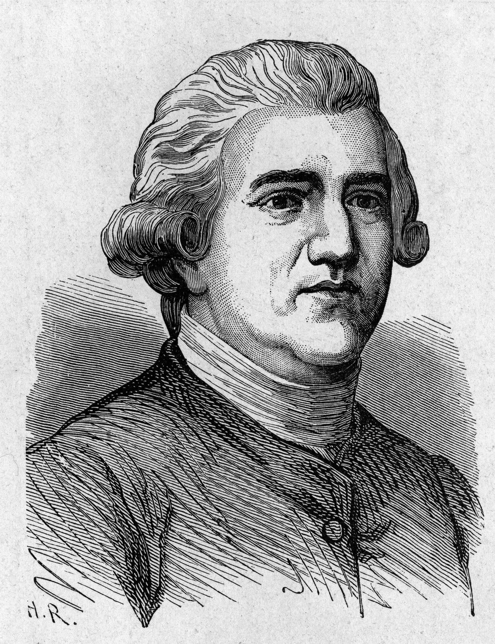 Portrait de Josiah Wedgwood (1730 - 1795), artiste et industriel britannique - dans « Album de la Science; savants illustres; Grandes découvertes » 1896. - French School