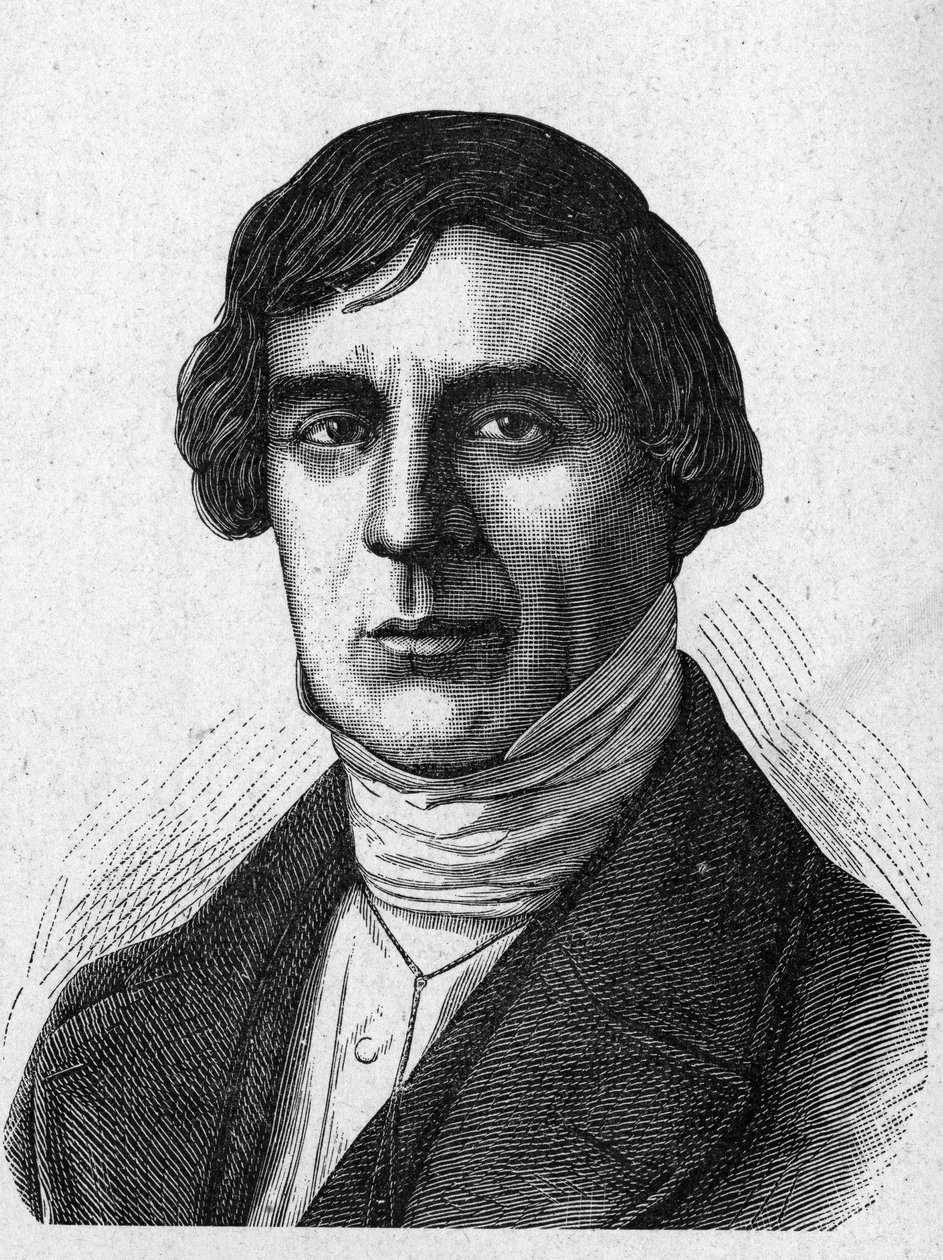 Portrait de Jules Barthélemy Saint-Hilaire (1805 - 1895), érudit et homme politique français - dans "Album de la Science; savants illustres; Grandes découvertes" 1896. - French School