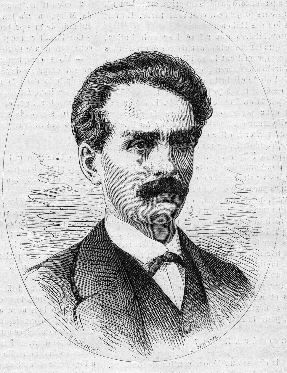 Portrait de Jules Poncet (1838-1873), explorateur français, frère d