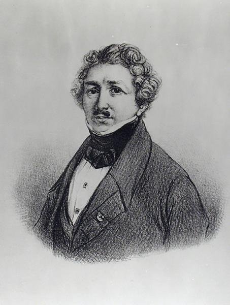 Portrait de Louis-Jacques Daguerre (1787-1851) - French School