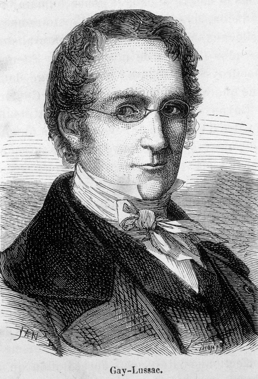Portrait de Louis-Joseph Gay-Lussac (1778-1850), physicien et chimiste français - L