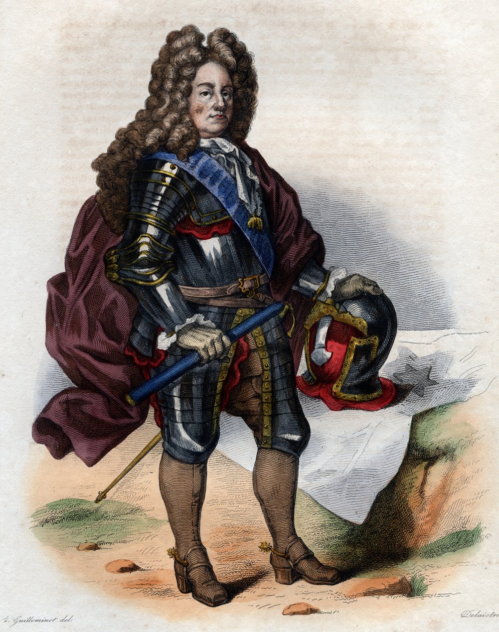 Portrait de Louis Joseph de Bourbon, duc de Vendome (1645-1712) - French School