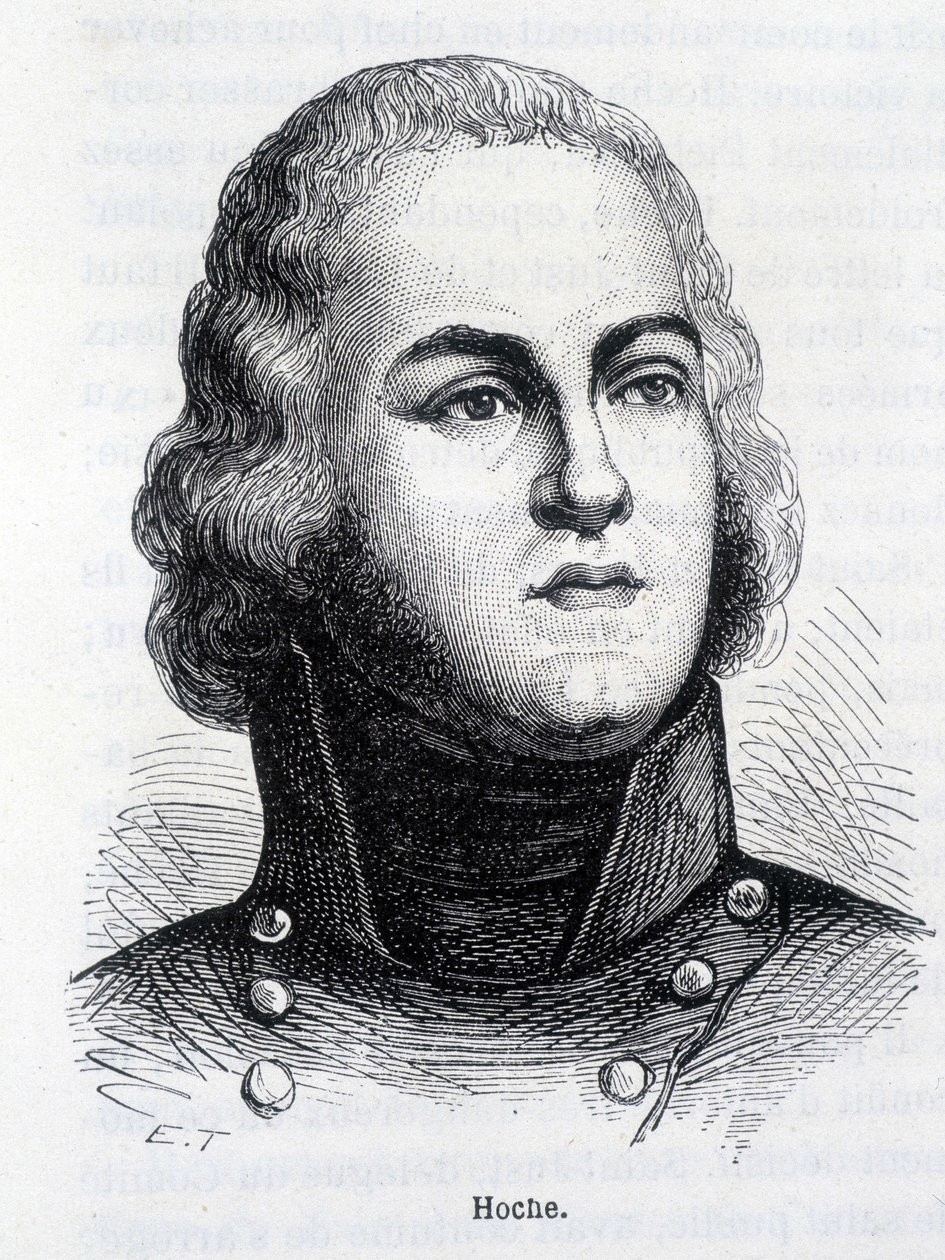 Portrait de Louis Lazare Hoche, général français - dans « L
