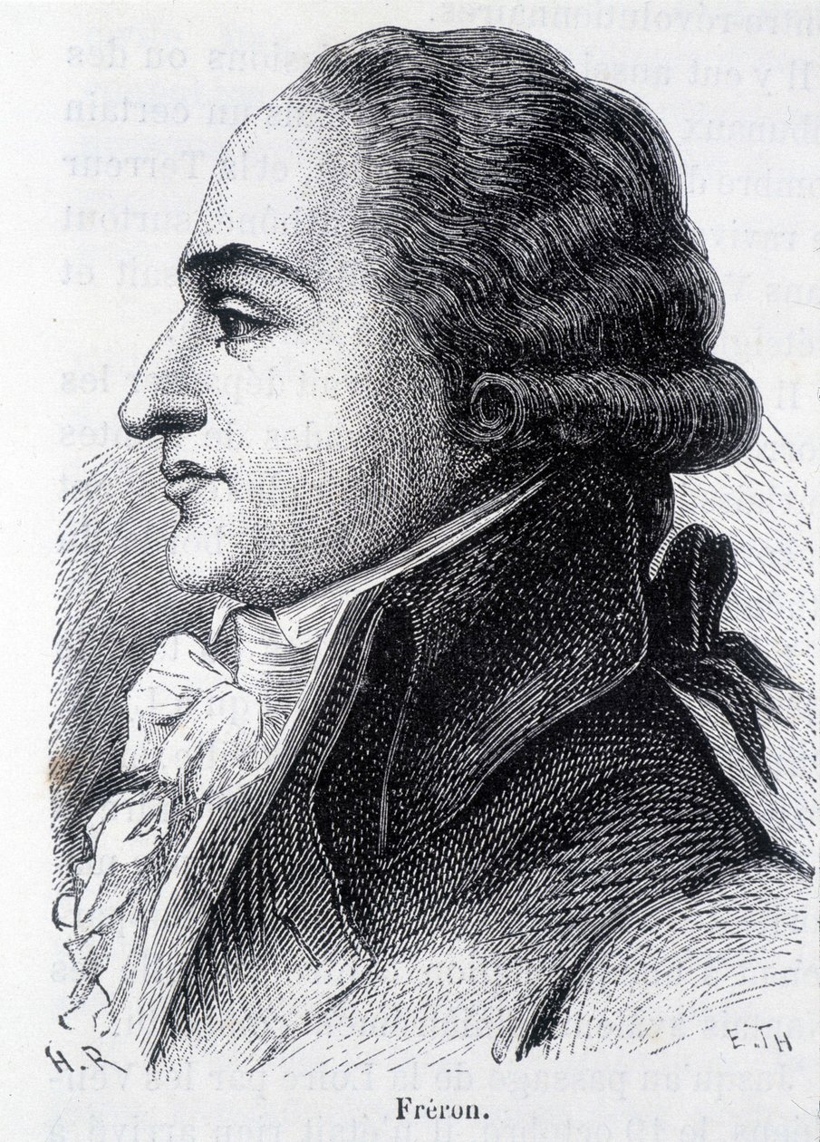 Portrait de Louis Marie Stanislas Fréron (1754-1802), publiciste français - dans "L