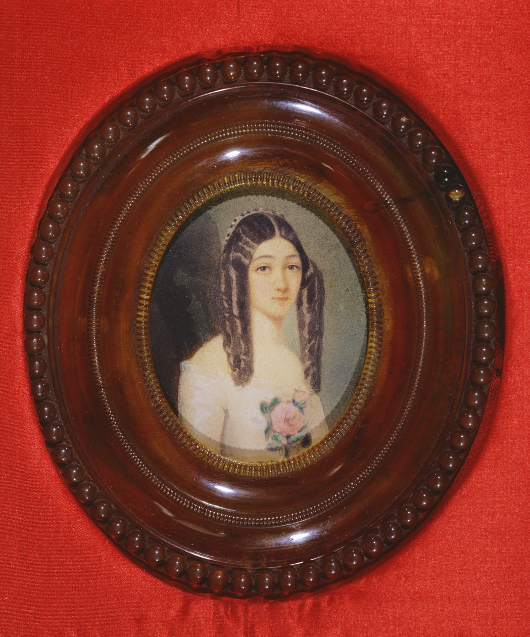 Portrait de Marie Duplessis (1824-1847) également connue sous le nom de La Dame aux Camélias, 1847 - French School