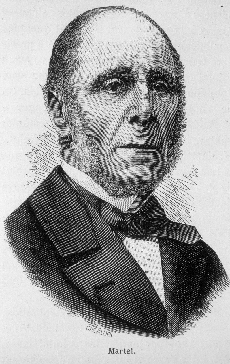 Portrait de Martel (homme politique - sous Thiers) - dans « L