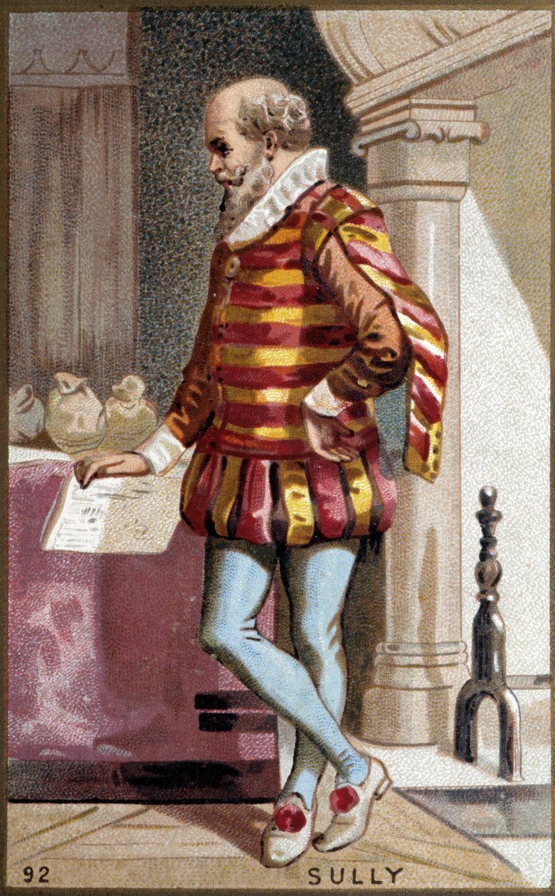 Portrait de Maximilien de Béthune, Baron de Rosny, Duc de Sully (1560-1641), homme politique français - French School