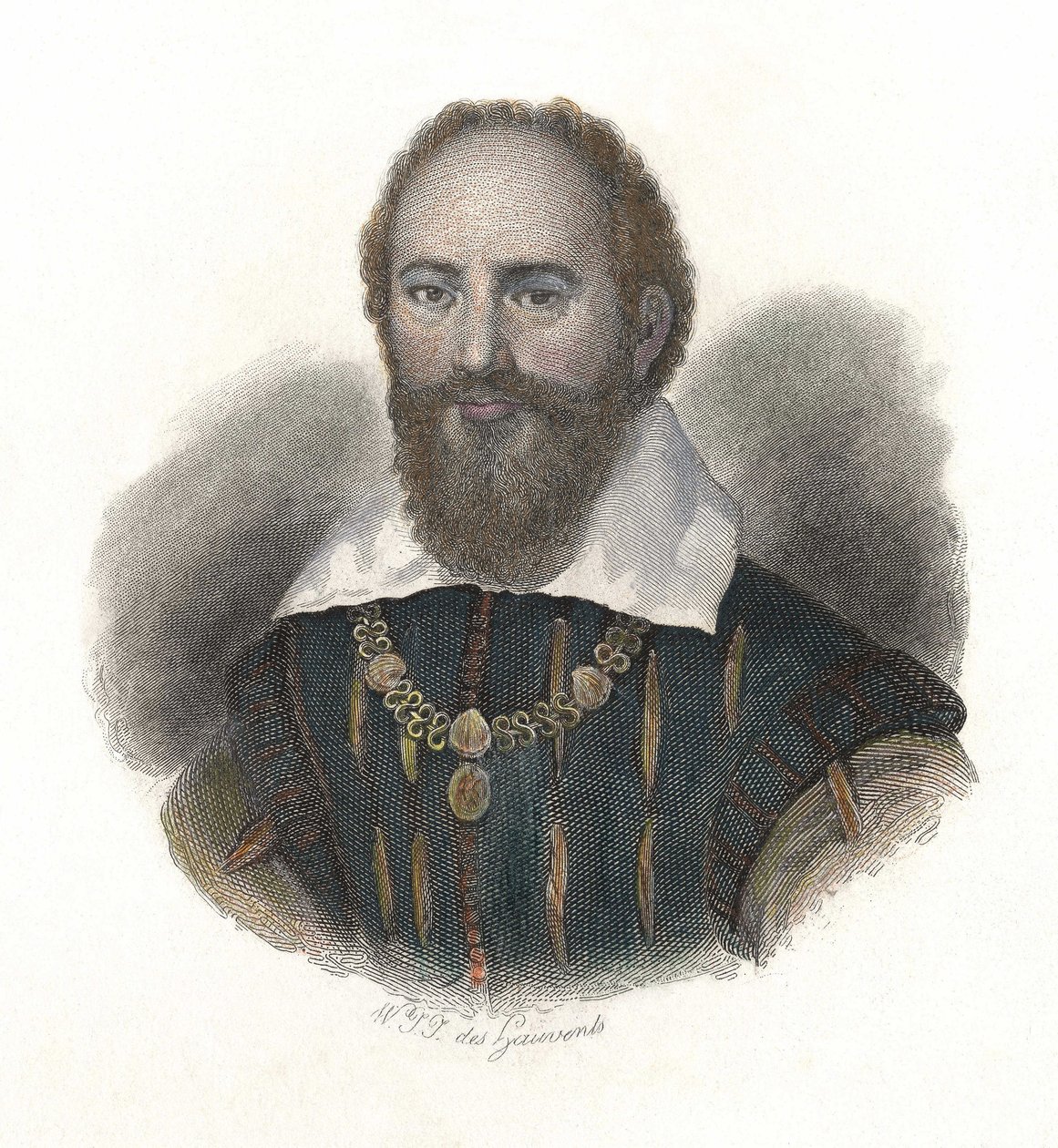 Portrait de Maximilien de Béthune, Baron de Rosny et Duc de Sully - French School