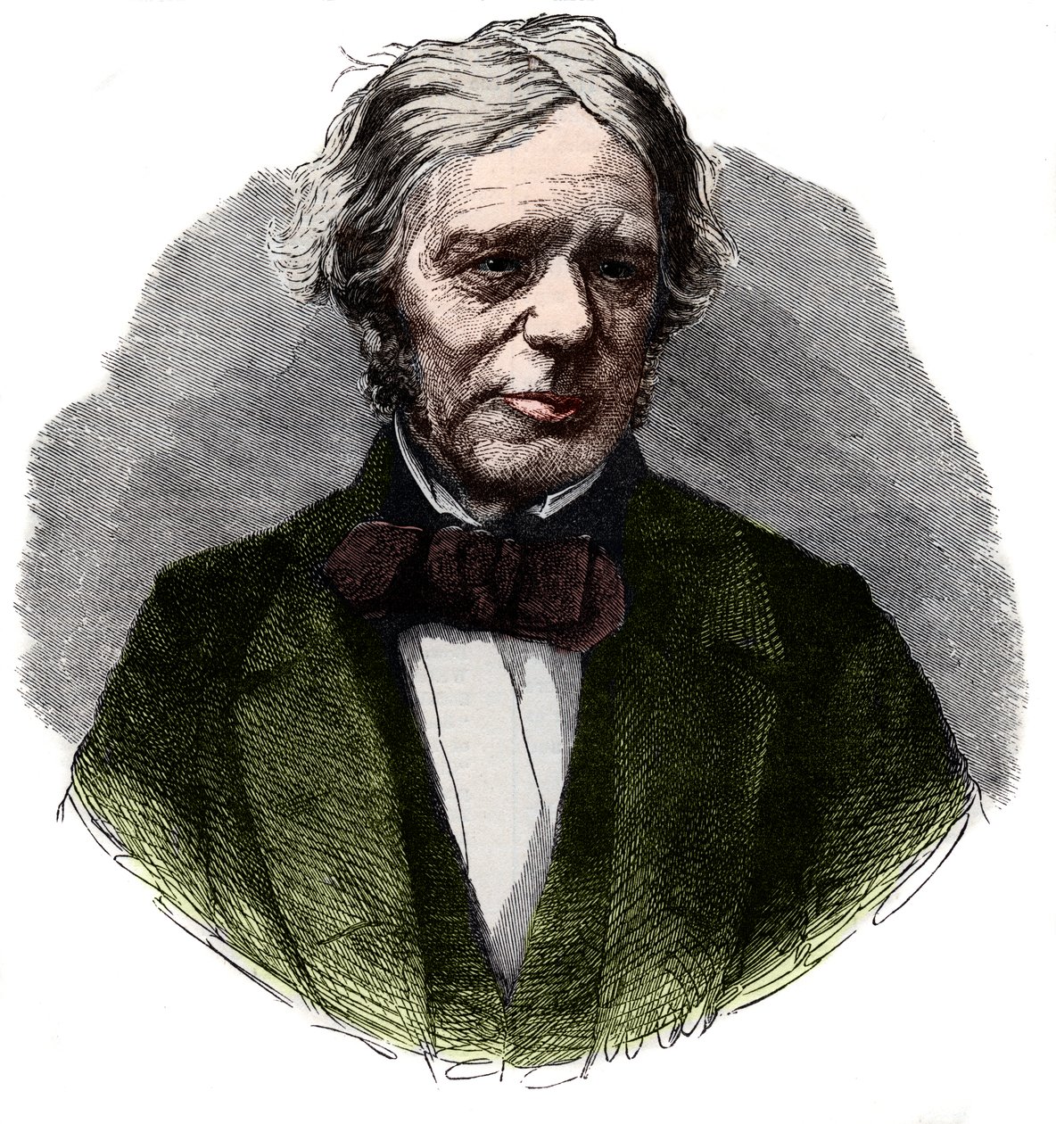 Portrait de Michael Faraday (1791-1867) - French School