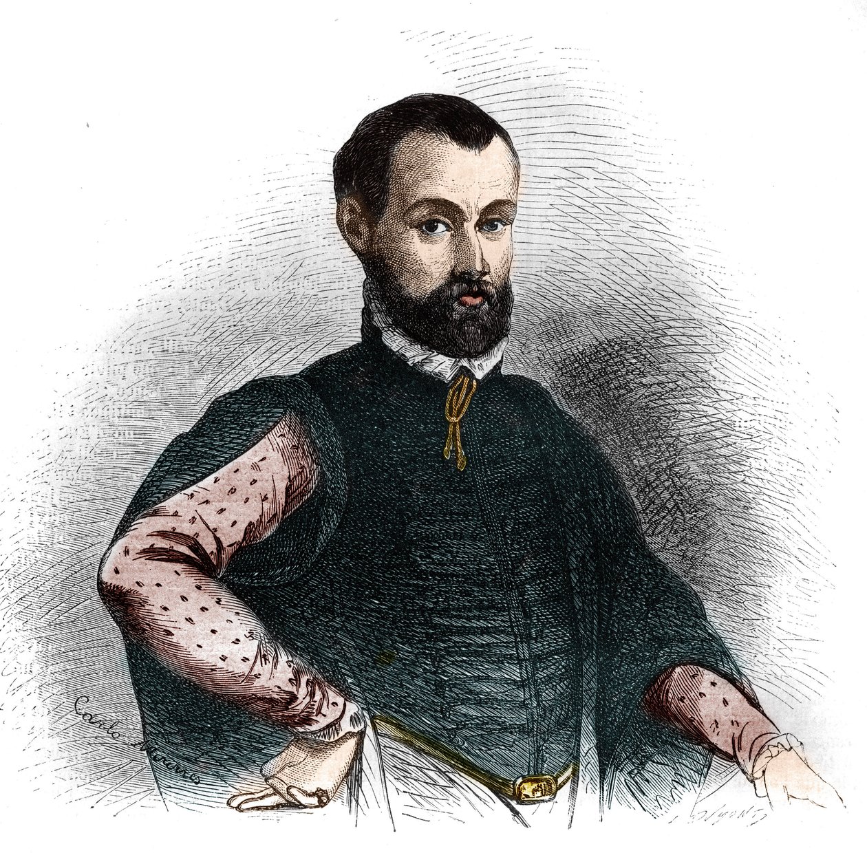 Portrait de Niccolò di Bernardo dei Machiavelli (Nicolas Machiavel) - French School