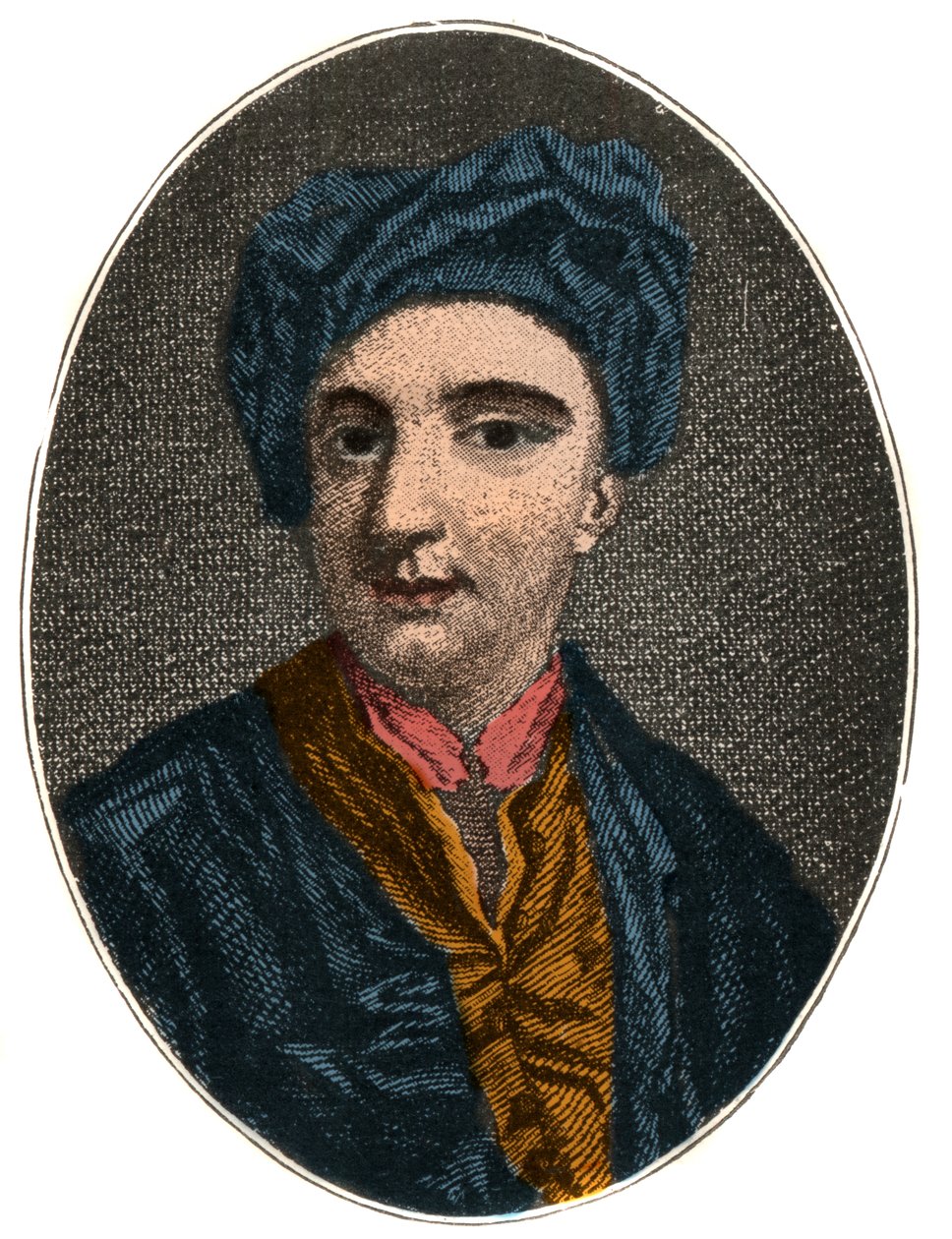 Portrait de Nicholas Rowe (1674-1718), dramaturge, poète et écrivain anglais - French School