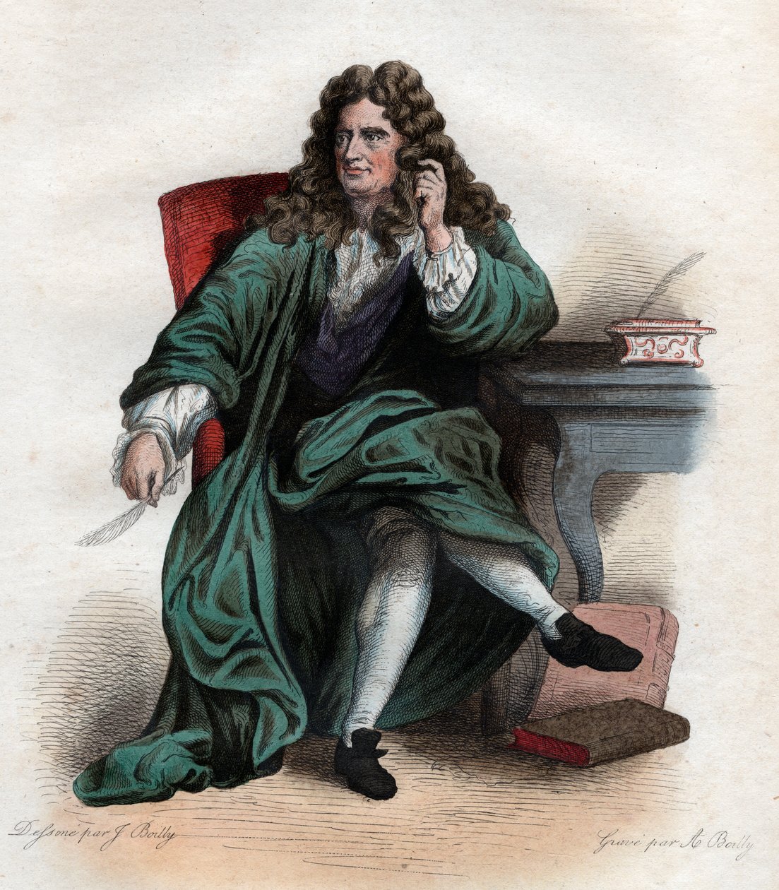 Portrait de Nicolas Boileau Despreaux (1636-1711) - French School