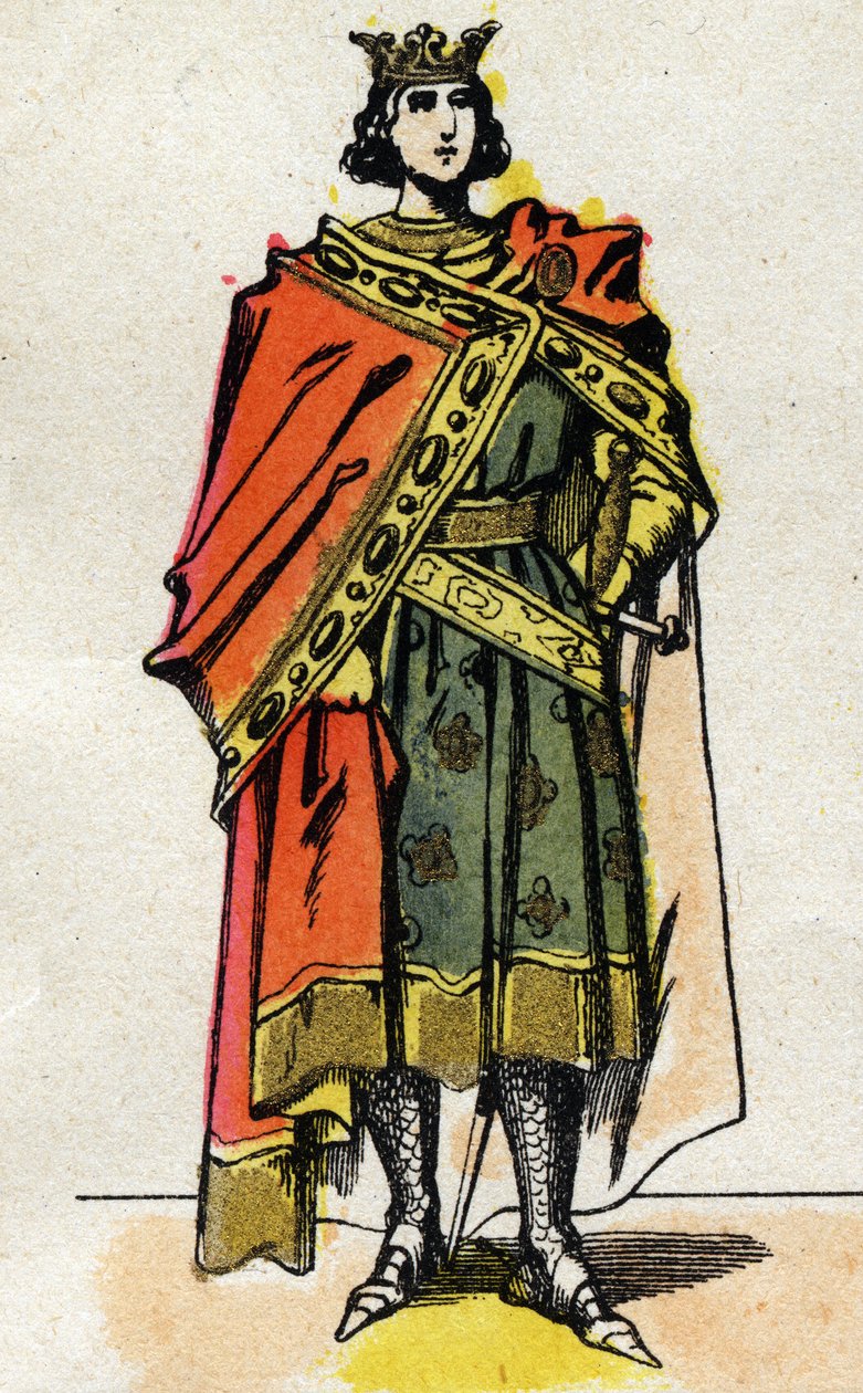 Portrait de Philippe V le Long (1294 - 1322), roi de France. - French School