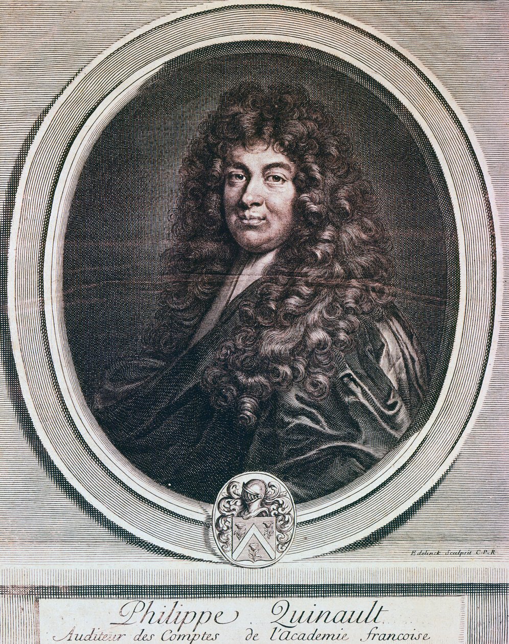 Portrait de Philippe Quinault - French School